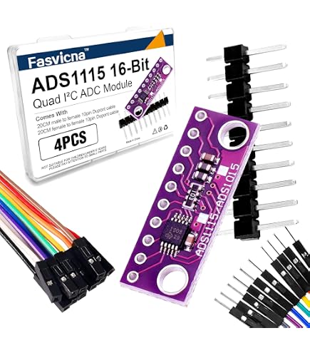 Reland Sung AD7606 8-Channel 16-Bit ADC Module, I2C Interface